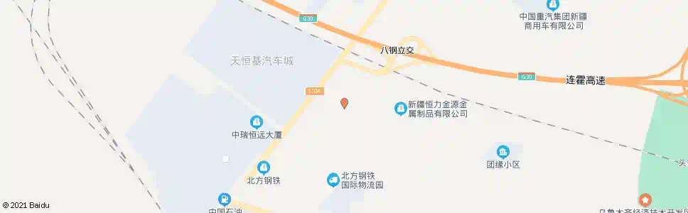 乌鲁木齐铁金街_公交站地图_乌鲁木齐公交_妙搜公交查询2025