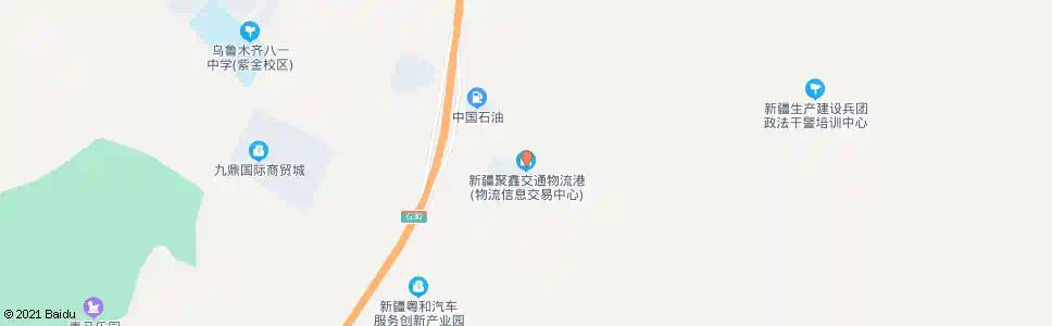 乌鲁木齐聚鑫恒远物流_公交站地图_乌鲁木齐公交_妙搜公交查询2025
