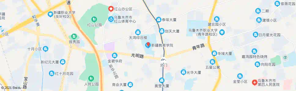 乌鲁木齐教育学院_公交站地图_乌鲁木齐公交_妙搜公交查询2025