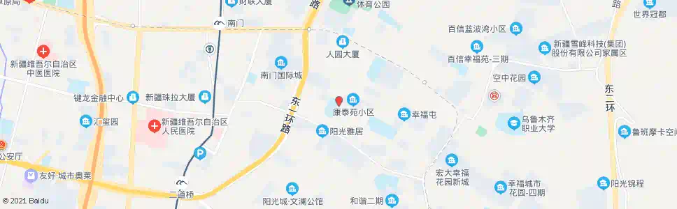乌鲁木齐盲校_公交站地图_乌鲁木齐公交_妙搜公交查询2025