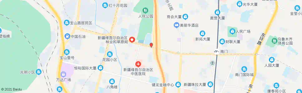 乌鲁木齐人民路_公交站地图_乌鲁木齐公交_妙搜公交查询2025