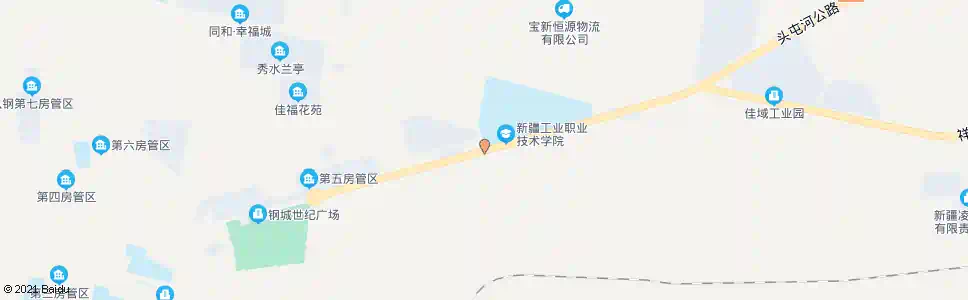 乌鲁木齐钢铁学校_公交站地图_乌鲁木齐公交_妙搜公交查询2025