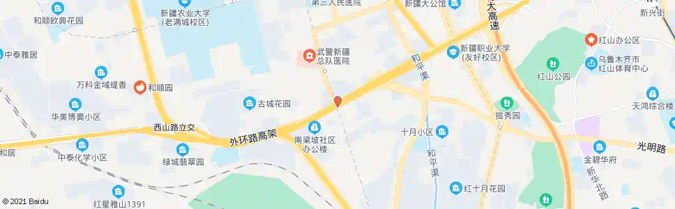 乌鲁木齐环卫路_公交站地图_乌鲁木齐公交_妙搜公交查询2025