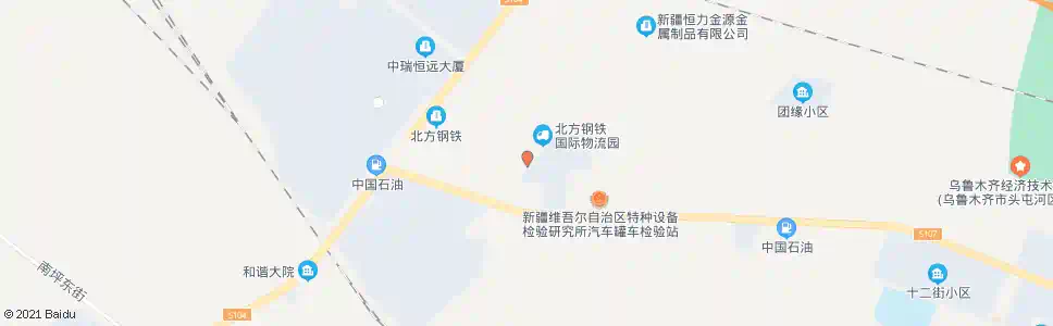 乌鲁木齐钢材物流园_公交站地图_乌鲁木齐公交_妙搜公交查询2025