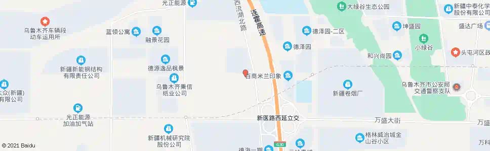 乌鲁木齐中财管道_公交站地图_乌鲁木齐公交_妙搜公交查询2025
