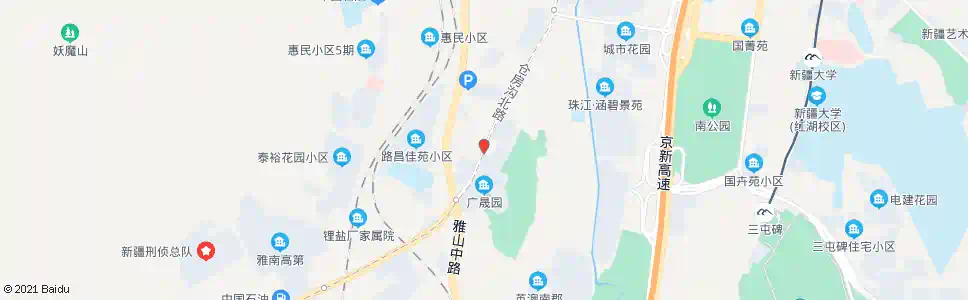 乌鲁木齐变电站_公交站地图_乌鲁木齐公交_妙搜公交查询2025