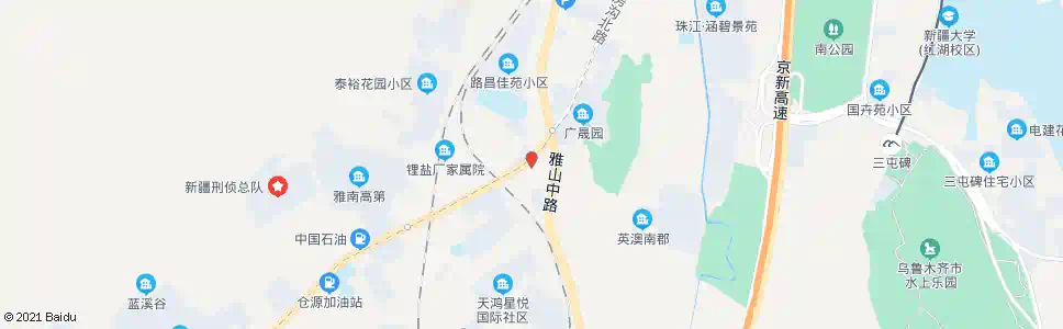 乌鲁木齐三十二中_公交站地图_乌鲁木齐公交_妙搜公交查询2025