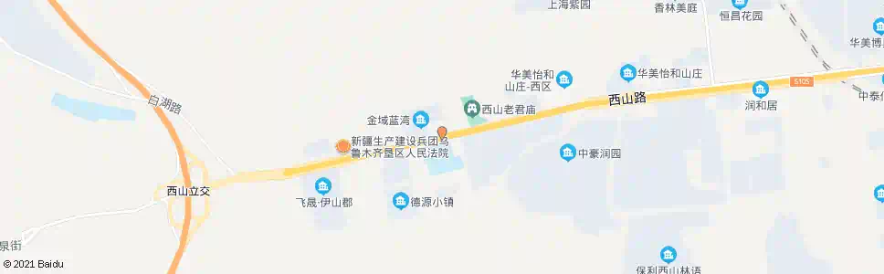 乌鲁木齐104团中学_公交站地图_乌鲁木齐公交_妙搜公交查询2025