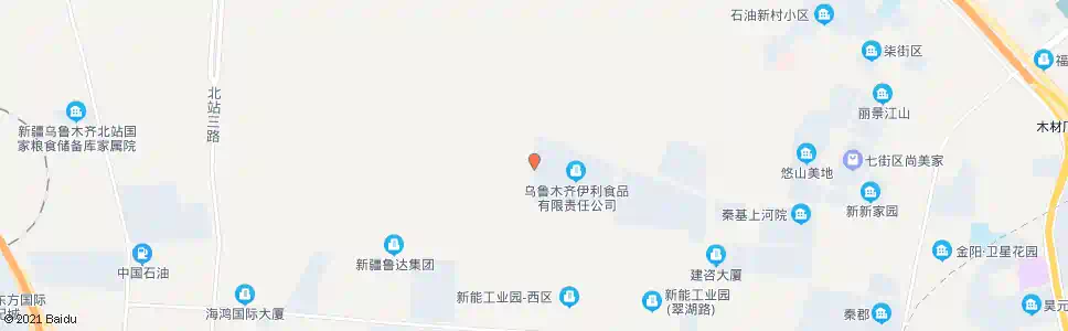 乌鲁木齐伊利食品厂_公交站地图_乌鲁木齐公交_妙搜公交查询2025