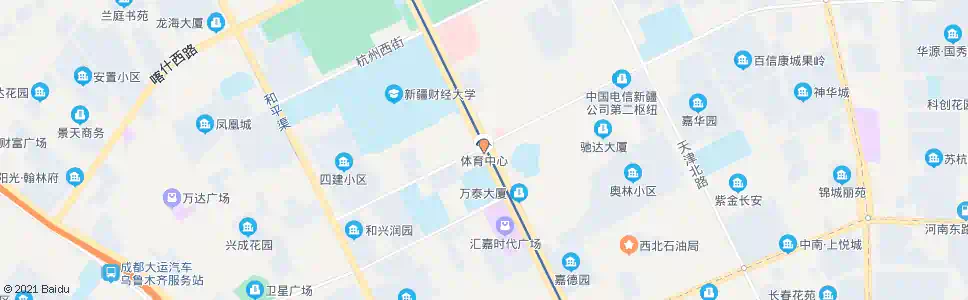 乌鲁木齐二工_公交站地图_乌鲁木齐公交_妙搜公交查询2025