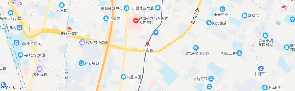 乌鲁木齐二道桥_公交站地图_乌鲁木齐公交_妙搜公交查询2025