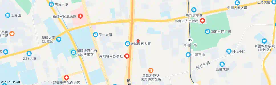 乌鲁木齐物资供应站_公交站地图_乌鲁木齐公交_妙搜公交查询2025