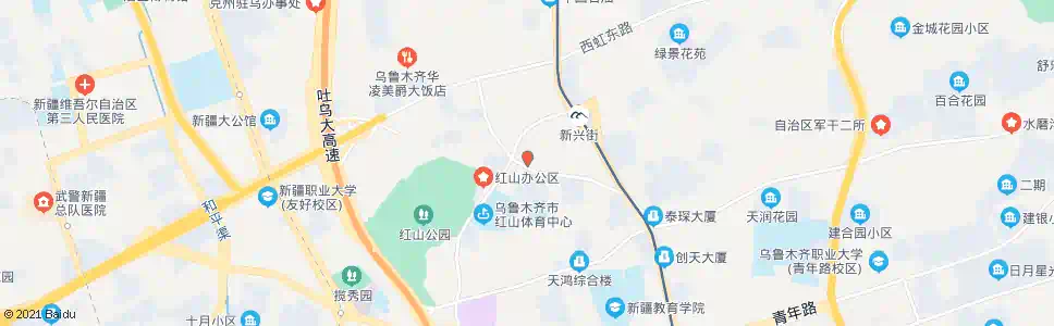 乌鲁木齐邮电公寓_公交站地图_乌鲁木齐公交_妙搜公交查询2025