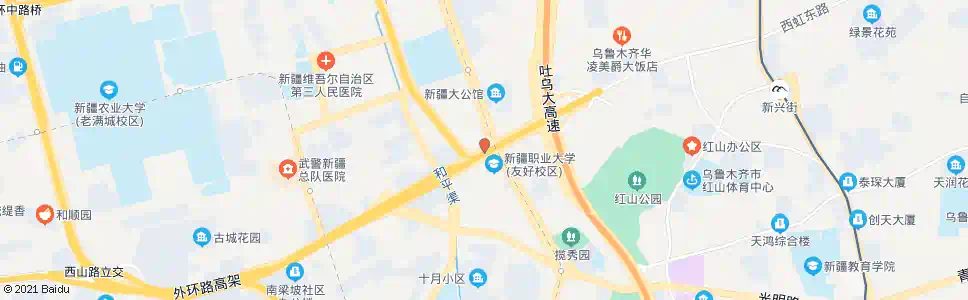 乌鲁木齐西虹路_公交站地图_乌鲁木齐公交_妙搜公交查询2025
