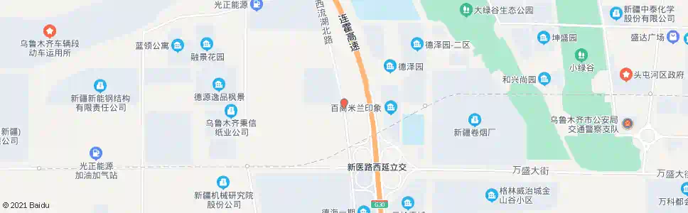 乌鲁木齐西流湖北路_公交站地图_乌鲁木齐公交_妙搜公交查询2025