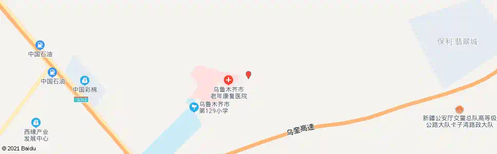 乌鲁木齐福利院_公交站地图_乌鲁木齐公交_妙搜公交查询2025