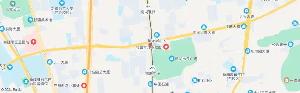 乌鲁木齐电信公司_公交站地图_乌鲁木齐公交_妙搜公交查询2025
