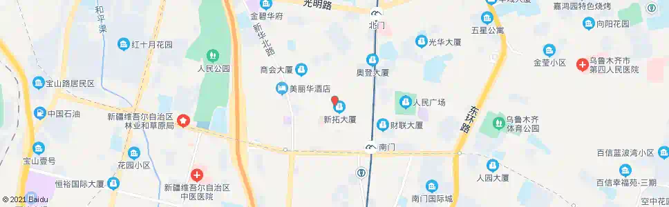 乌鲁木齐红旗路_公交站地图_乌鲁木齐公交_妙搜公交查询2025