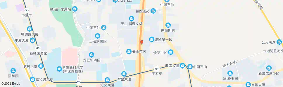 乌鲁木齐顺和苑_公交站地图_乌鲁木齐公交_妙搜公交查询2025