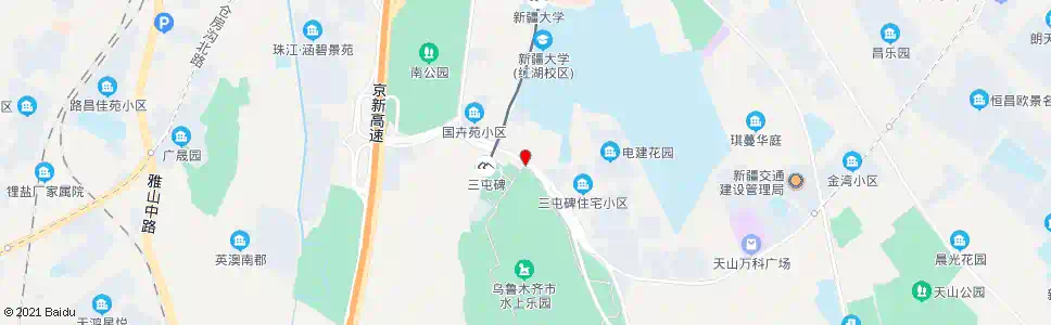 乌鲁木齐科信学院_公交站地图_乌鲁木齐公交_妙搜公交查询2025