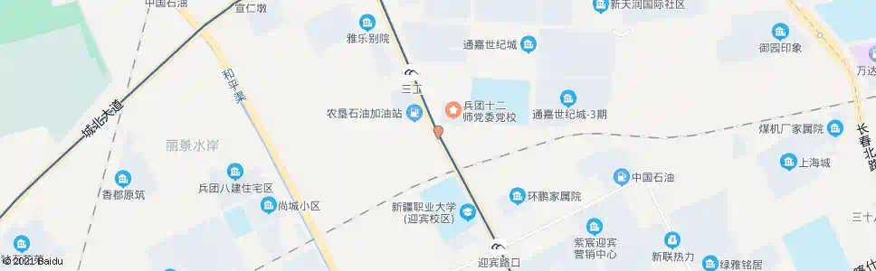 乌鲁木齐临调院_公交站地图_乌鲁木齐公交_妙搜公交查询2025
