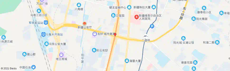 乌鲁木齐广汇立交桥_公交站地图_乌鲁木齐公交_妙搜公交查询2025