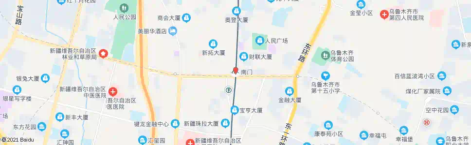 乌鲁木齐南门_公交站地图_乌鲁木齐公交_妙搜公交查询2025