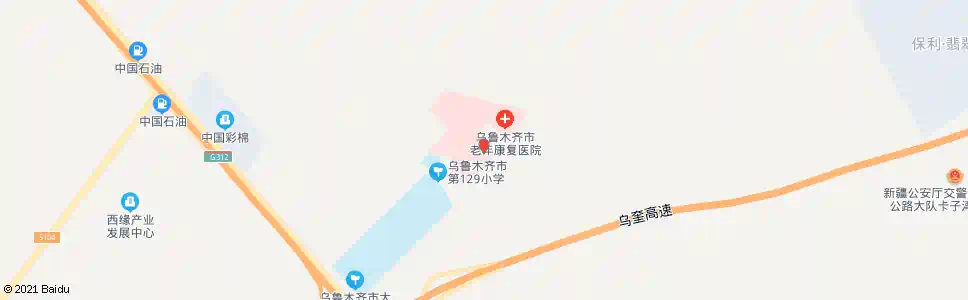 乌鲁木齐儿童福利院_公交站地图_乌鲁木齐公交_妙搜公交查询2025
