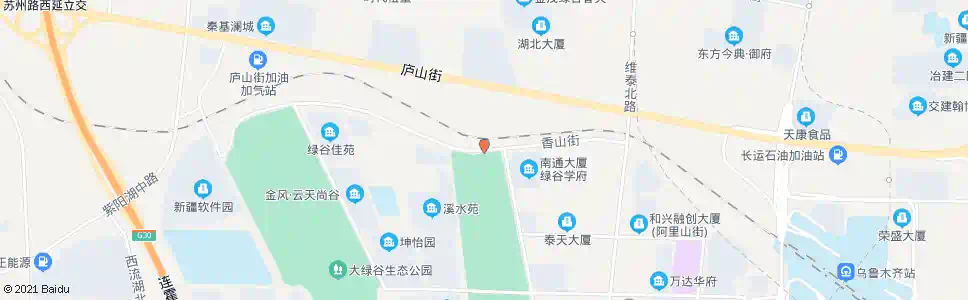乌鲁木齐天鹅湖路口_公交站地图_乌鲁木齐公交_妙搜公交查询2025