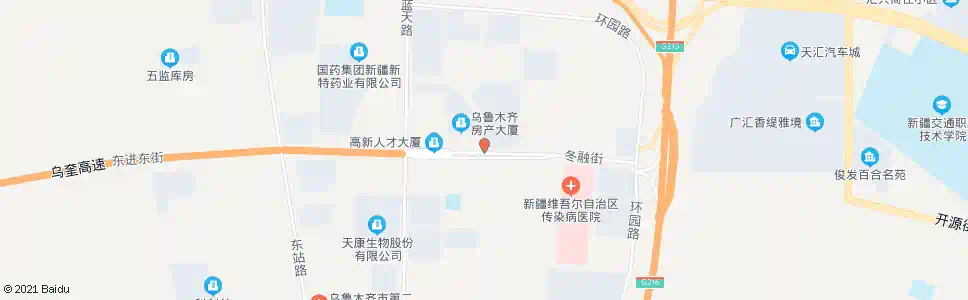 乌鲁木齐中云公司_公交站地图_乌鲁木齐公交_妙搜公交查询2025