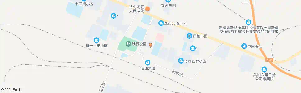 乌鲁木齐乌鲁木齐火车西站_公交站地图_乌鲁木齐公交_妙搜公交查询2025