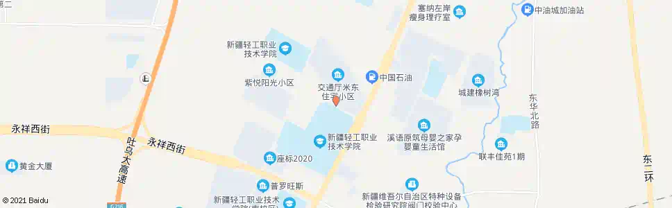 乌鲁木齐外贸学校_公交站地图_乌鲁木齐公交_妙搜公交查询2025