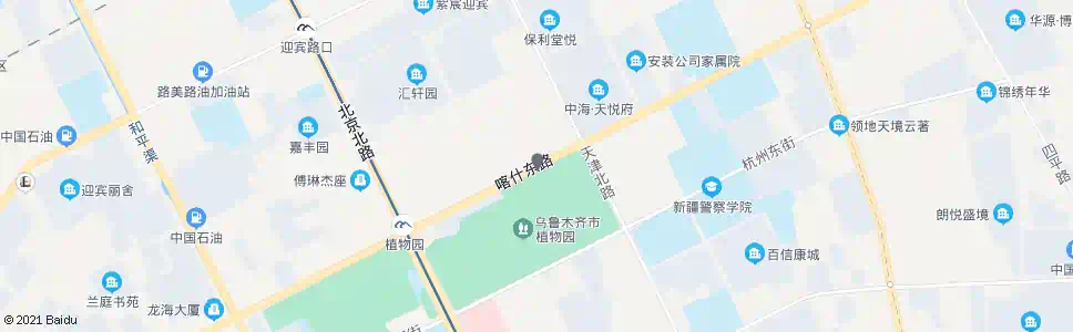 乌鲁木齐园艺场_公交站地图_乌鲁木齐公交_妙搜公交查询2025