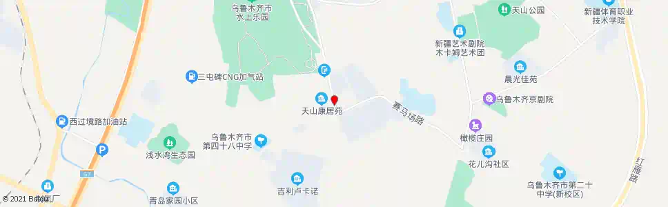 乌鲁木齐康居苑_公交站地图_乌鲁木齐公交_妙搜公交查询2025