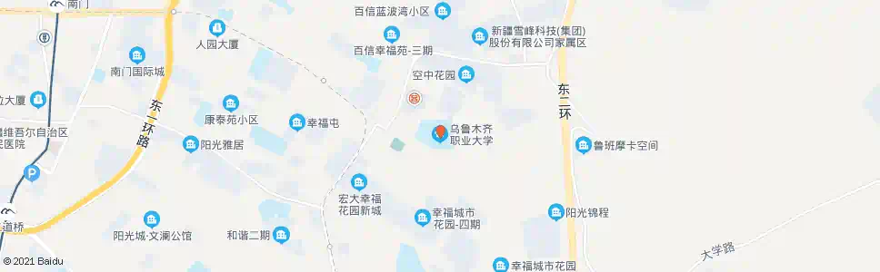 乌鲁木齐职业大学_公交站地图_乌鲁木齐公交_妙搜公交查询2025