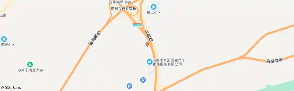 乌鲁木齐售楼中心_公交站地图_乌鲁木齐公交_妙搜公交查询2025