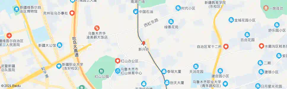 乌鲁木齐新兴街路口_公交站地图_乌鲁木齐公交_妙搜公交查询2025