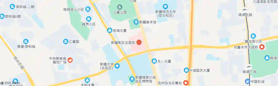 乌鲁木齐军区牛奶场_公交站地图_乌鲁木齐公交_妙搜公交查询2025
