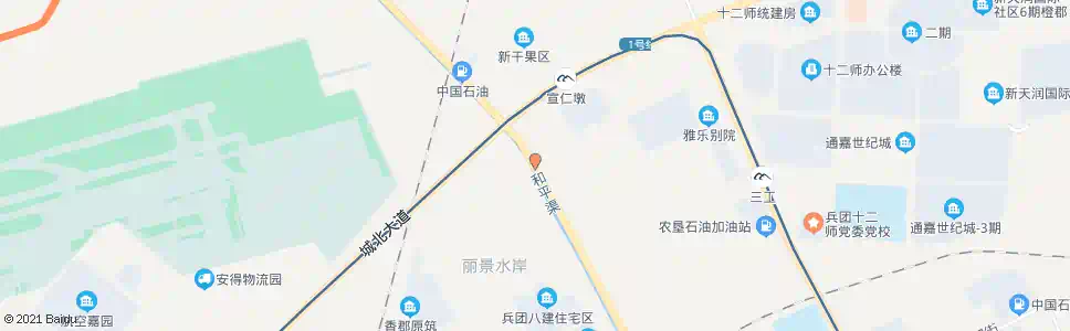 乌鲁木齐103沙场_公交站地图_乌鲁木齐公交_妙搜公交查询2025