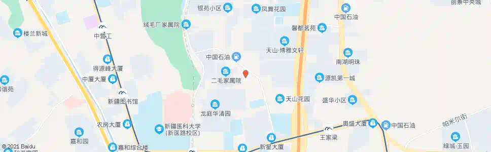 乌鲁木齐二毛_公交站地图_乌鲁木齐公交_妙搜公交查询2025