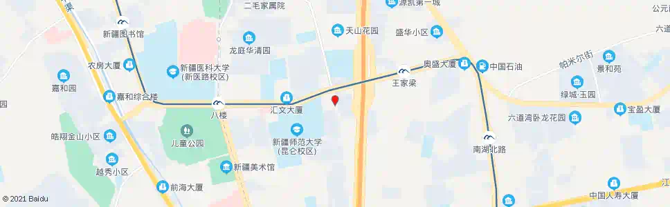 乌鲁木齐新校路口_公交站地图_乌鲁木齐公交_妙搜公交查询2025