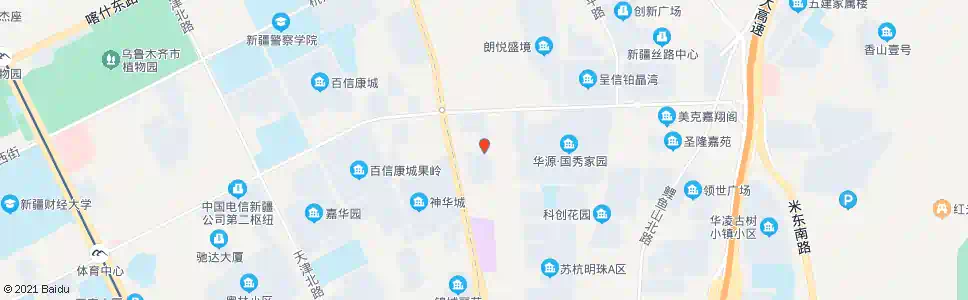 乌鲁木齐英奥北岸_公交站地图_乌鲁木齐公交_妙搜公交查询2025