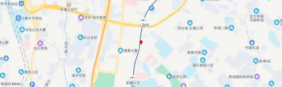 乌鲁木齐延安路_公交站地图_乌鲁木齐公交_妙搜公交查询2025