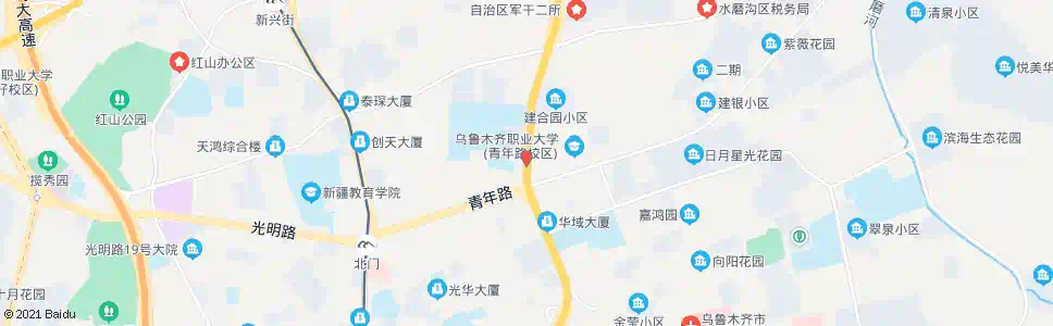 乌鲁木齐青年路_公交站地图_乌鲁木齐公交_妙搜公交查询2025