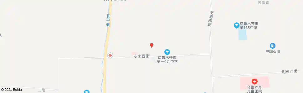 乌鲁木齐安古北路_公交站地图_乌鲁木齐公交_妙搜公交查询2025