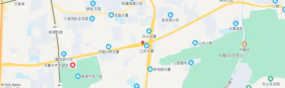 乌鲁木齐头区检查站_公交站地图_乌鲁木齐公交_妙搜公交查询2025