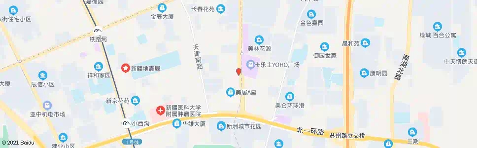 乌鲁木齐美居板材区_公交站地图_乌鲁木齐公交_妙搜公交查询2025