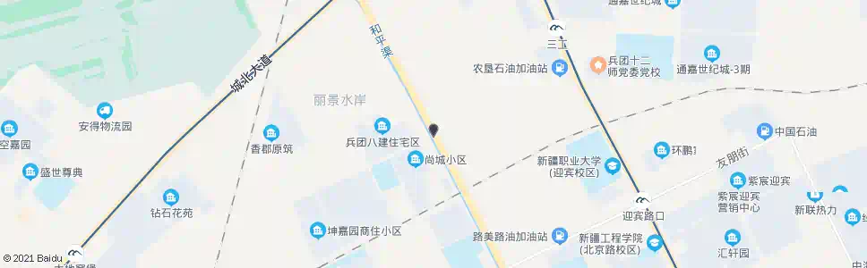 乌鲁木齐太阳工贸(S102)_公交站地图_乌鲁木齐公交_妙搜公交查询2025