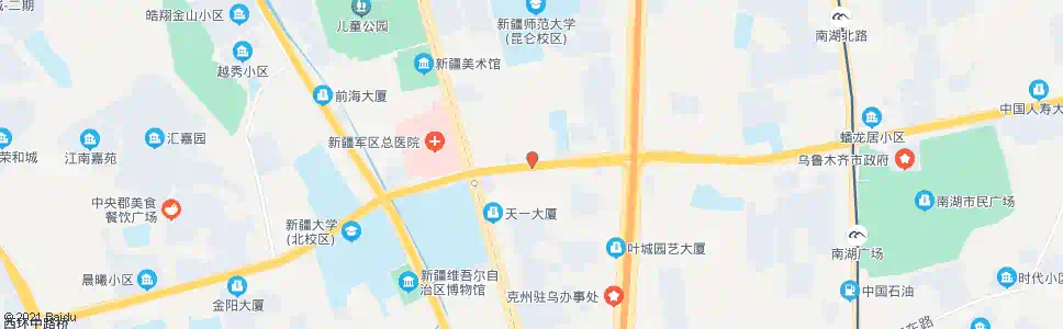 乌鲁木齐三中_公交站地图_乌鲁木齐公交_妙搜公交查询2025