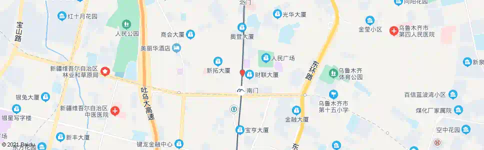 乌鲁木齐大十字_公交站地图_乌鲁木齐公交_妙搜公交查询2025